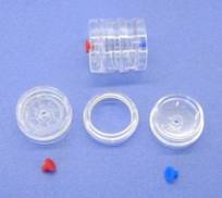 37 mm membrane filters and filter cassettes